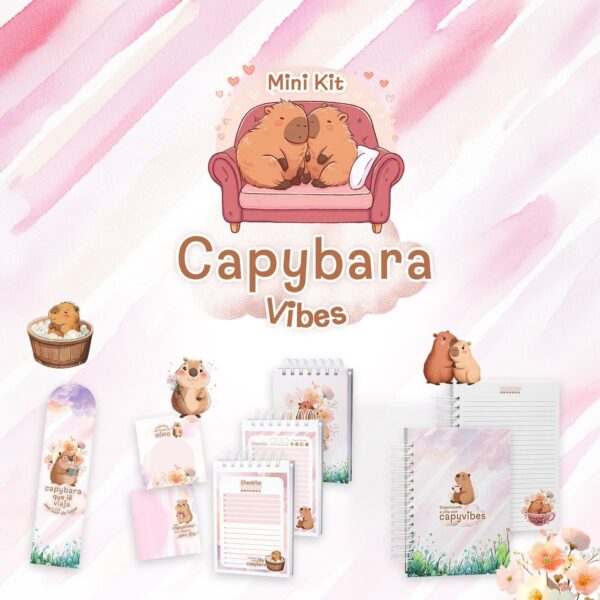 Mini Kit Capybara Vibes - Clube Amarantto - Imagem 1