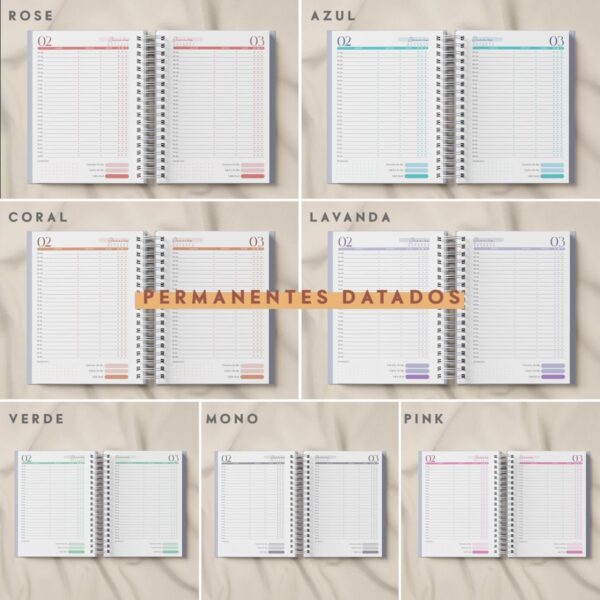 Miolo Agendamento Permanente Datado – Col. Vagalume - Imagem 3